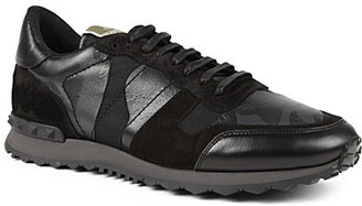 Camo Valentino Full leather trainers