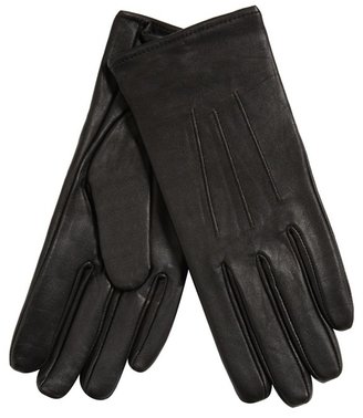 Isotoner Black leather gloves