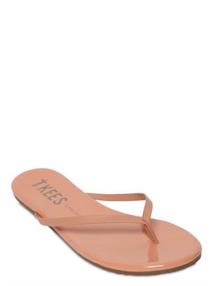 TKEES Patent Leather Flip Flops