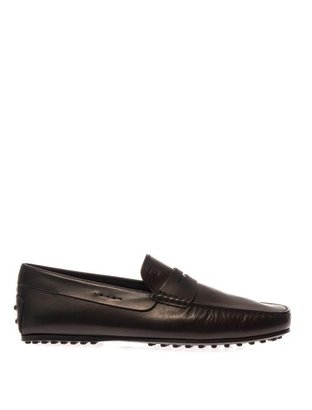 Tod's Leather penny driving shoes