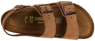Birkenstock NIB!! Womens Milano Soft Footbed Sandals Cocoa Nubuck Leather 3450