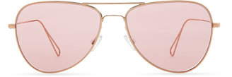 Oliver Peoples Isabel Marant par Matt 60 Aviator Sunglasses, Rose Gold/Pink