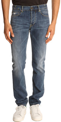 C.P. Company Washed Blue 5-pocket Jeans