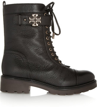 Tory Burch Toby textured-leather boots