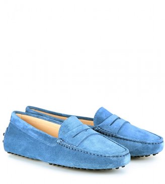 Tod's Gommini suede loafers