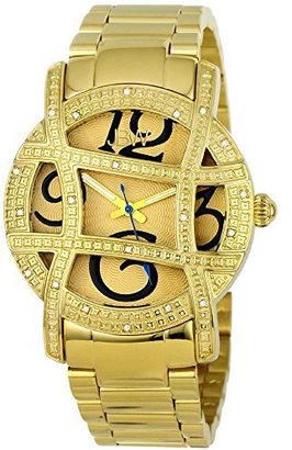 JBW Women's JB-6214-A "Olympia" Gold-Tone Designer Dial Diamond Watch