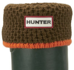 Hunter Women's Neon Trim Boot Socks Neon Orange
