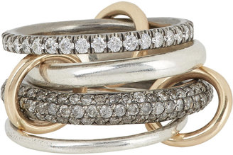 Spinelli Kilcollin Diamond & Silver "Vega SG Pavé" Ring