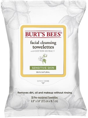 Burt's Bees Sensitive Facial Cleansing Towelettes with Cotton Extract (30 count)