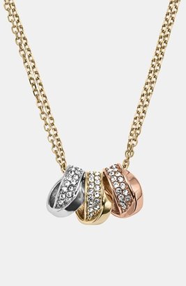 MICHAEL Michael Kors Michael Kors 'Statement Brilliance' 3-Ring Necklace