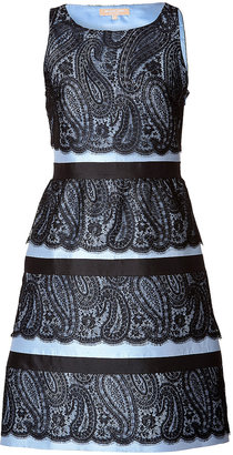 Michael Kors Collection Wool-Silk Cocktail Dress