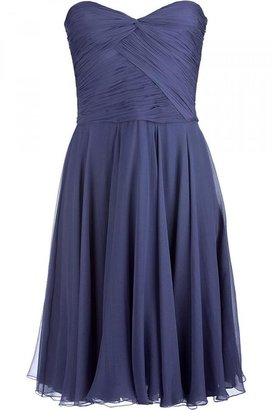 Ralph Lauren Collection Navy Silk Dress Racquel