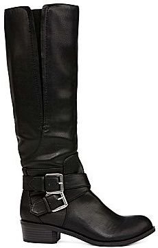 JCPenney a.n.a Dina Double-Buckle Womens Boots