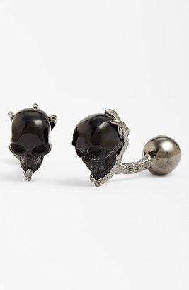Alexander McQueen 3D Skull & Talon Cufflinks