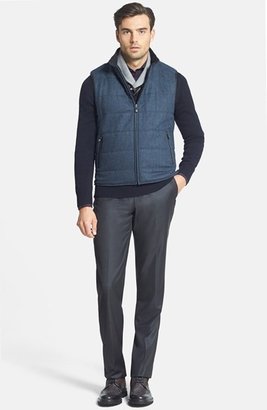 Corneliani Quilted Wool & Cashmere Vest