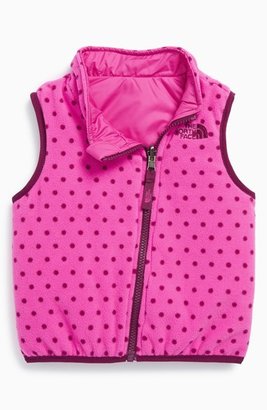 The North Face 'Glacier' Water Resistant Reversible Vest (Baby Girls)