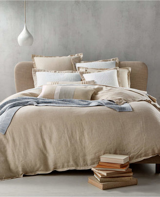Hotel Collection Closeout! Linen Natural King Duvet Cover Bedding