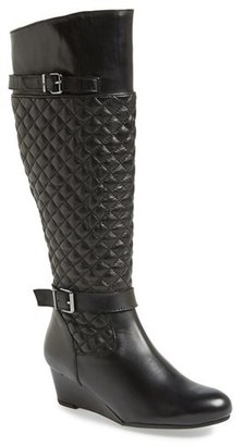 VANELi 'Lainey' Quilted Leather Boot (Women)