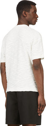 Kenzo Ivory & Black Redacted Print T-Shirt