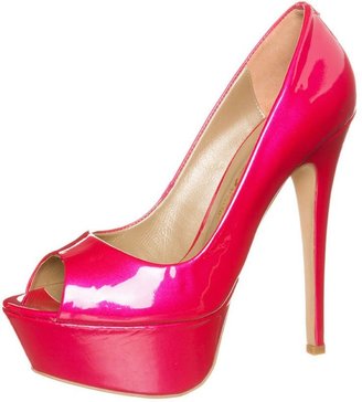 PeepToe Fersengold BRÜSSEL Platform heels pink