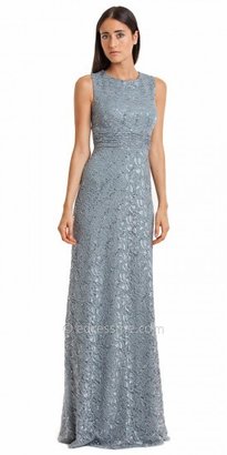 JS Collections Empire Lace Sleeveless Evening Gown