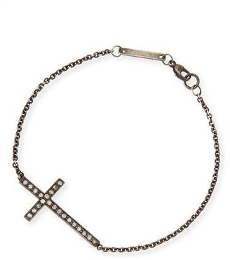 Chicco Zoe Pave Diamond Cross Bracelet