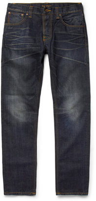 Nudie Jeans Steady Eddie Regular-Fit Washed Organic Jeans