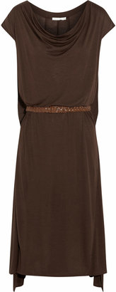 Donna Karan Draped modal-blend jersey dress