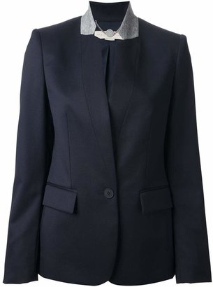 Stella McCartney contrast collar blazer