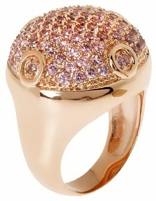 Bronzo Italia Bold Pave-Set Crystal Ring
