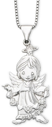 Precious Moments Angel w/ Hearts Pendant Necklace