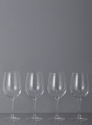 Royal Worcester set of 4 red wine glasses