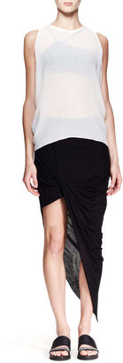 Helmut Lang Kinetic Asymmetric Wrap Skirt