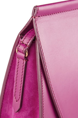 Nina Ricci Medium leather and suede shoulder bag