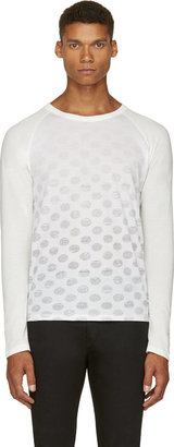 Band Of Outsiders White Journal Dots T-Shirt