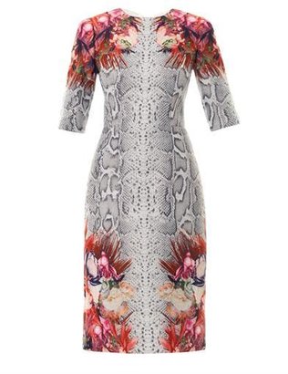 Camilla And Marc Vector floral and snake-print dress