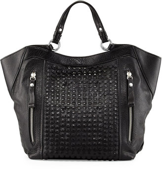 Oryany Aquarius Leather Shoulder Bag, Black