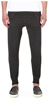 DSquared 1090 D Squared Drop-crotch tapered jogging bottoms - for Men