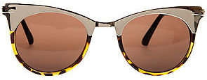Spitfire Sunglasses The Anglo II Sunglasses in Silver and Tortoise