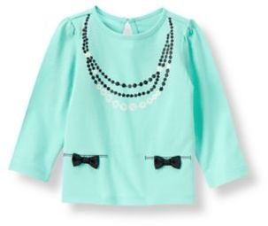 Janie and Jack Bow Necklace Top