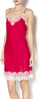 Samantha Chang Red Full Slip Dress