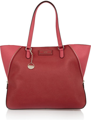 DKNY Textured-leather tote