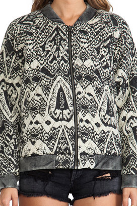 Free People Quilted Bomber