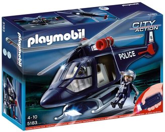 Playmobil Helicopter With LED Spotlight