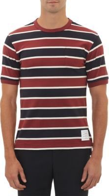 Thom Browne Border-Stripe Shirt