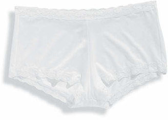 Maidenform Micro Boyshort with Lace Trims-LATTE-Small