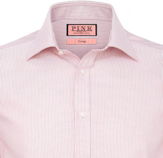 Thomas Pink Broad Texture Classic Fit Double Cuff Shirt