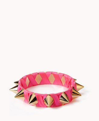 Forever 21 Ribbon-Wrapped Spike Bangle