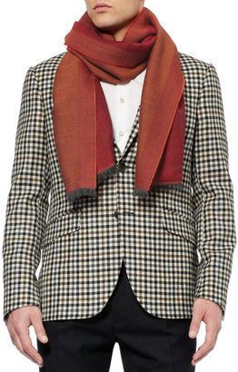 Etro Woven Wool and Cashmere-Blend Scarf