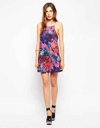 Finders Keepers Strange Fire Dress in Rose Print